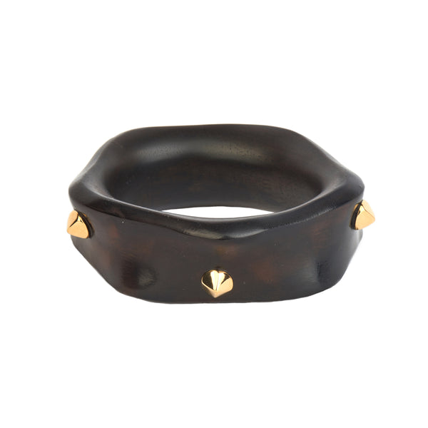 rosa de la cruz WAVY EBONY BANGLE