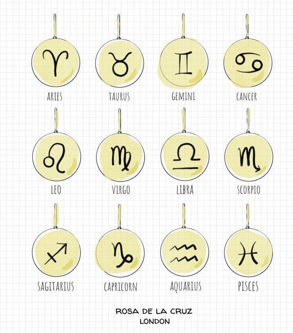 Rosa De La Cruz ZODIAC MEDALLION
