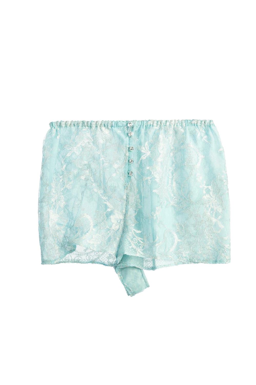 Rosamosario LACE ME UP MINT AND SILVER
