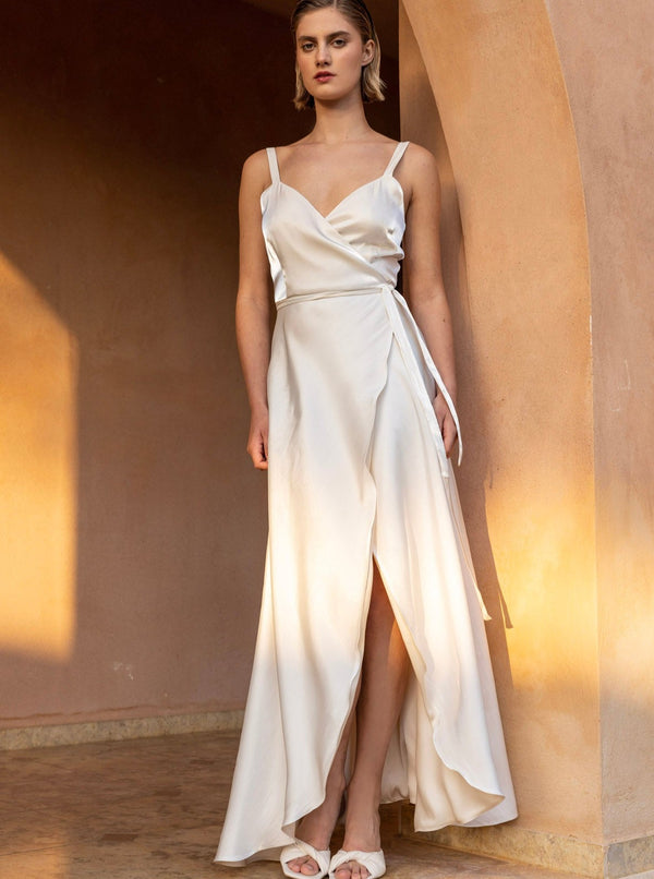 Roses Are Red ALOISE WRAPDRESS - VANILLA