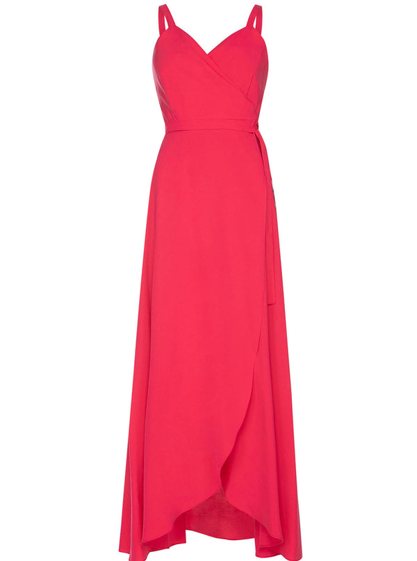 roses are red ALOISE WRAPDRESS - WATERMELON