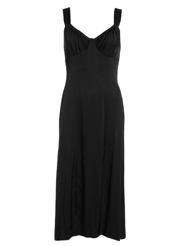 roses are red CALI DRESS - BLACK