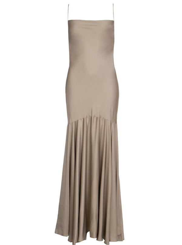 roses are red CINDY DRESS - LIGHT GREY