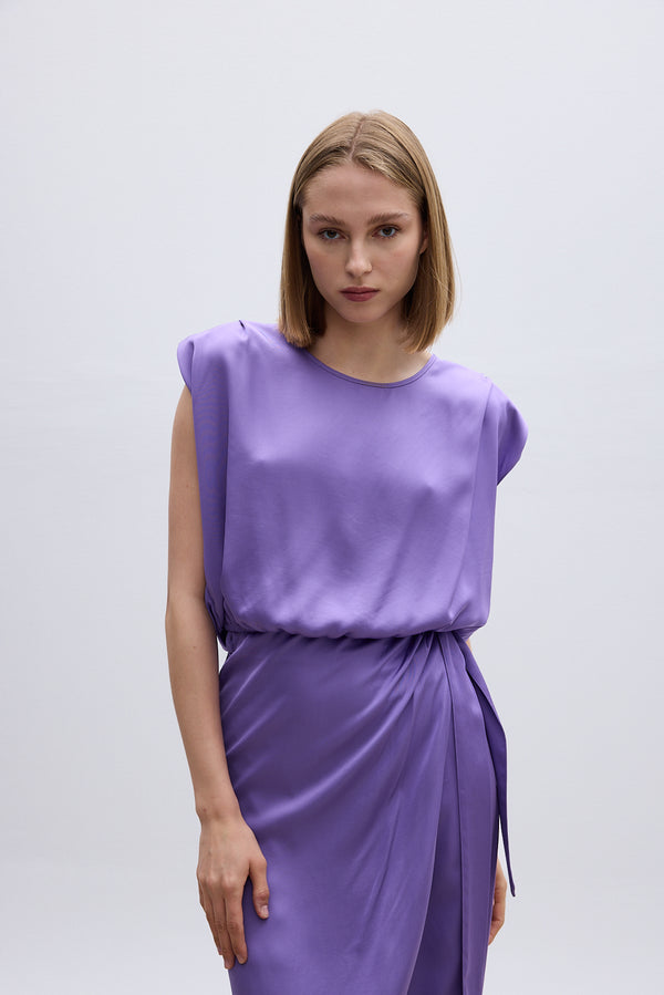 Roses Are Red CLAIRE TOP - LILAC