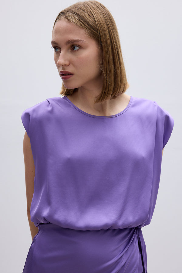 Roses Are Red CLAIRE TOP - LILAC