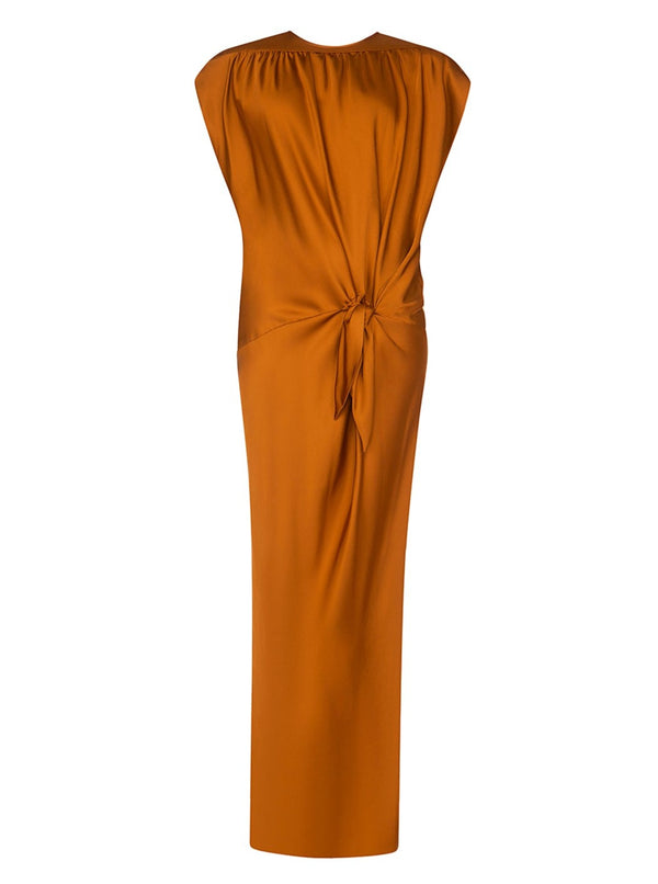 roses are red DEINA DRESS - CHOCOLATE