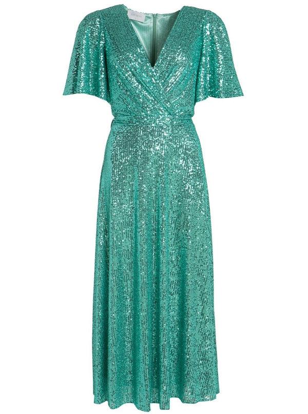 roses are red DENISE DRESS - SEQUIN