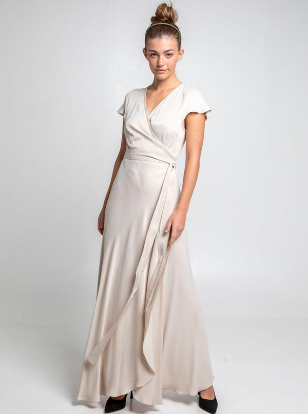 Roses Are Red DORIS WRAPDRESS - VANILLA