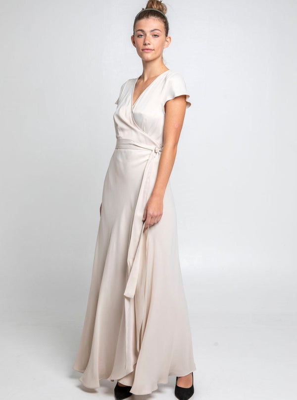 Roses Are Red DORIS WRAPDRESS - VANILLA