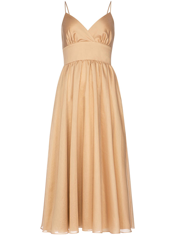 roses are red EDEN DRESS - GOLDEN BEIGE