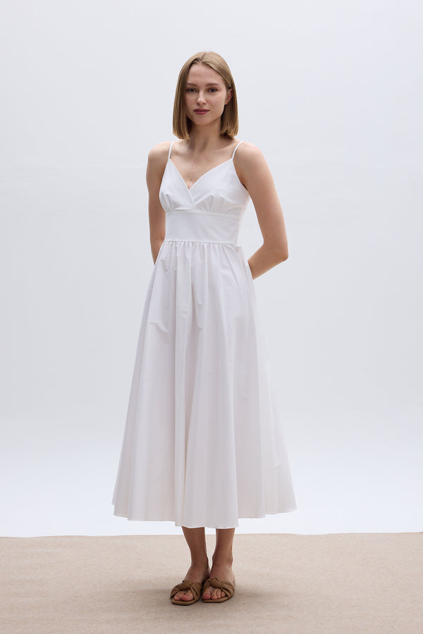 Roses Are Red EDEN DRESS - WHITE COTTON