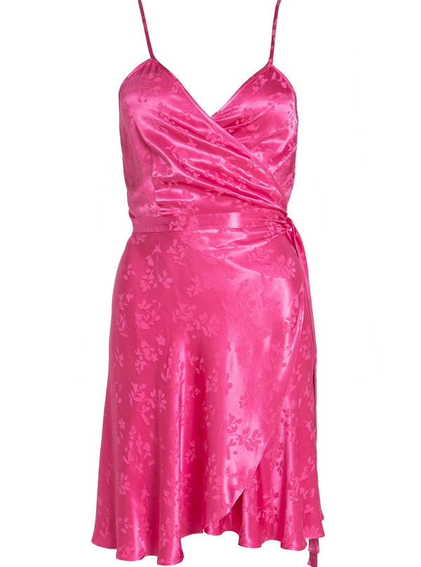 roses are red ELOISE WRAPDRESS - PINK