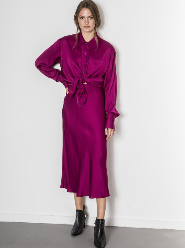 Roses Are Red GEMMA SKIRT - MAGENTA