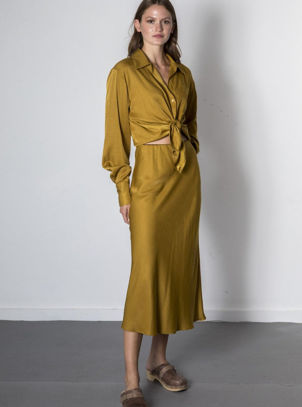 Roses Are Red GEMMA SKIRT - MUSTARD