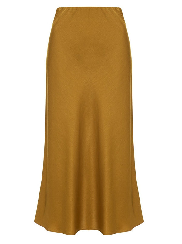 roses are red GEMMA SKIRT - MUSTARD