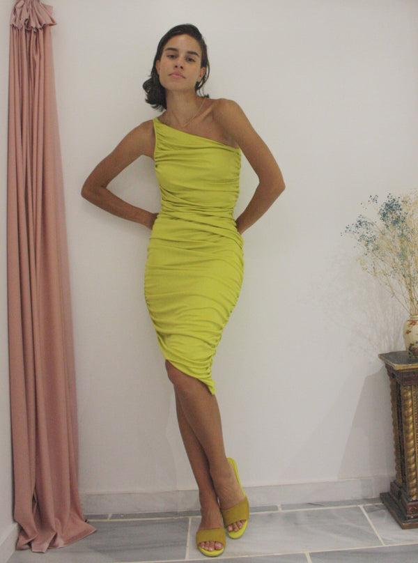 Roses Are Red JENA DRESS - LIME