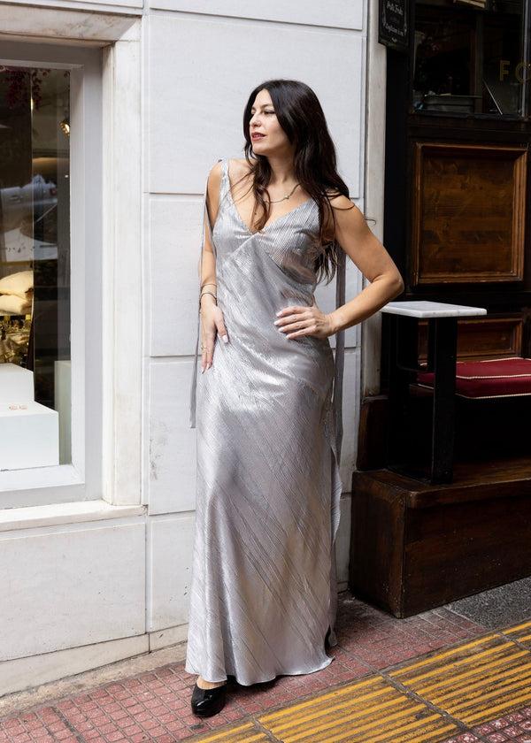 Roses Are Red JOY DRESS - SILVER