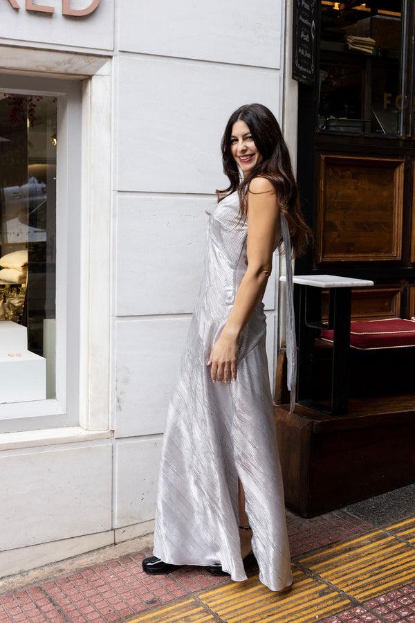 Roses Are Red JOY DRESS - SILVER