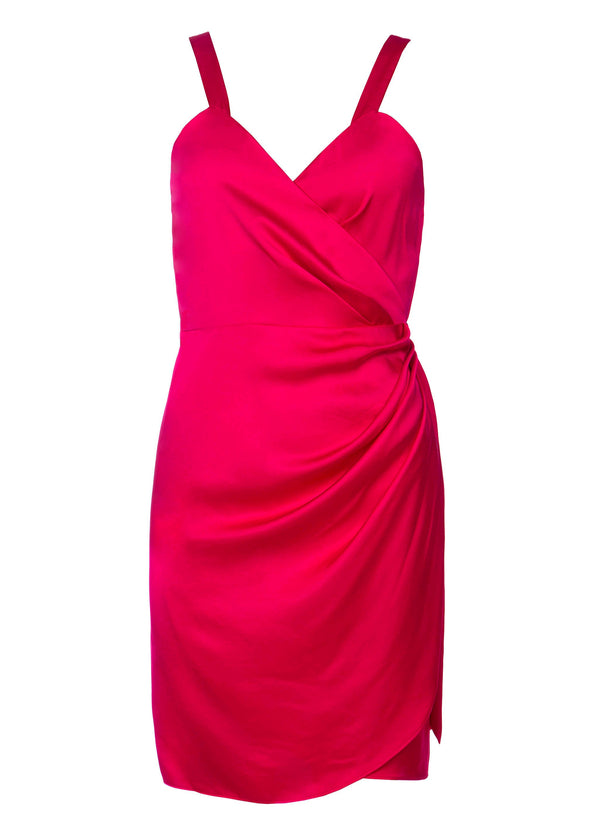 Roses Are Red LEA DRESS - FUCHSIA