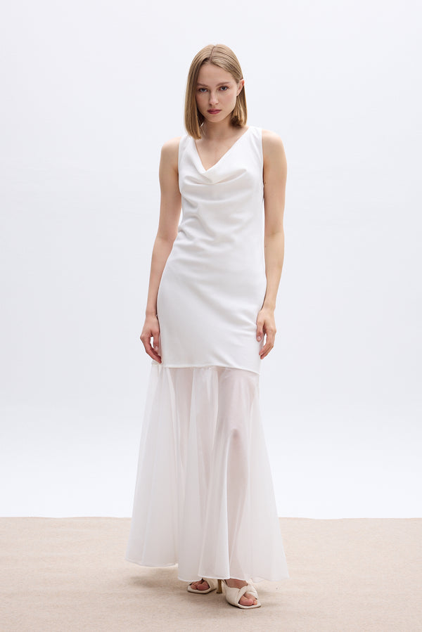 Roses Are Red LOU MAXI DRESS - OFF WHITE