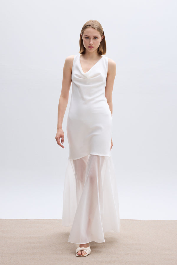 Roses Are Red LOU MAXI DRESS - OFF WHITE