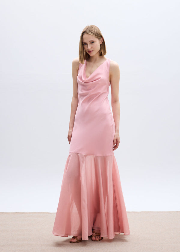 roses are red LOU MAXI DRESS - PINK