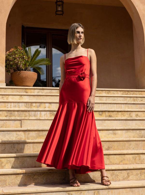 Roses Are Red MELODY DRESS - RED