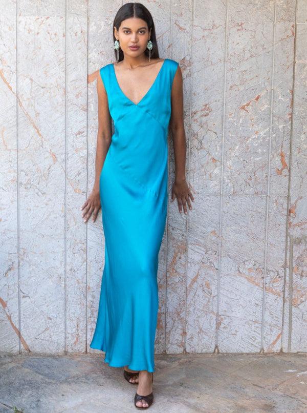 Roses Are Red RACHEL DRESS - TURQUOISE