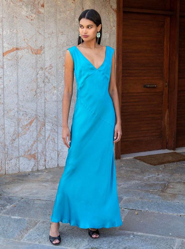 Roses Are Red RACHEL DRESS - TURQUOISE