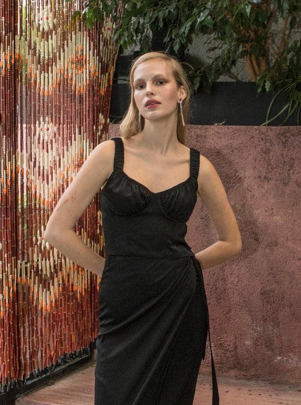 Roses Are Red RUBY BUSTIER - BLACK