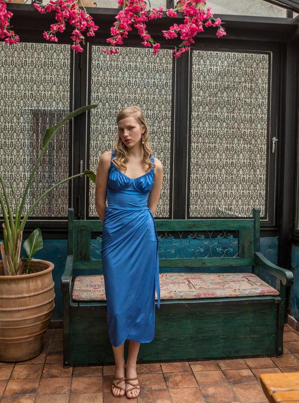 Roses Are Red RUBY BUSTIER - BLUE