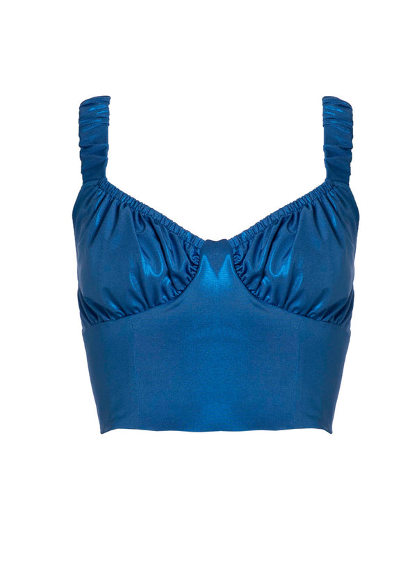 roses are red RUBY BUSTIER - BLUE