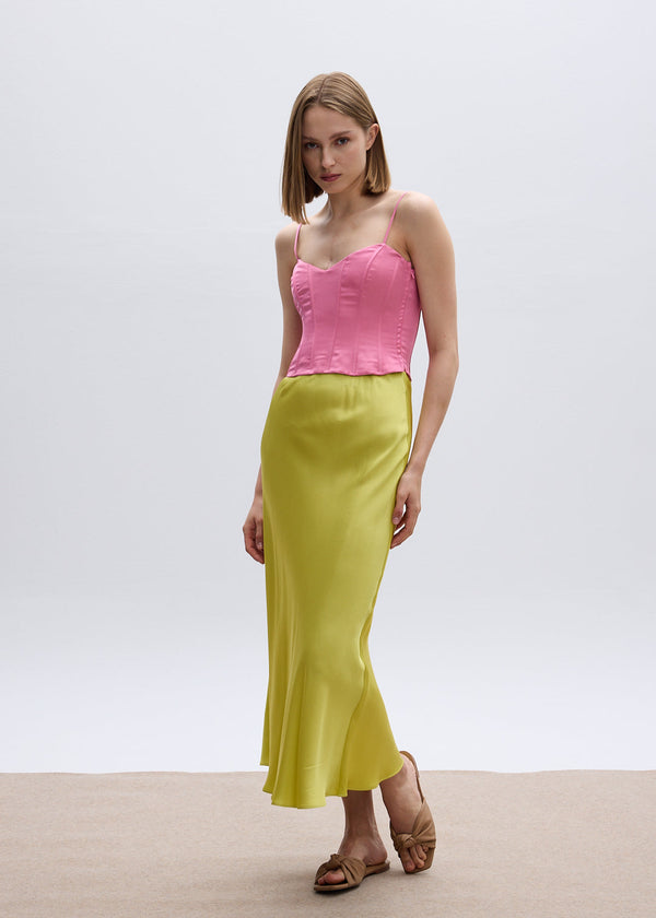 roses are red THE LIME SKIRT