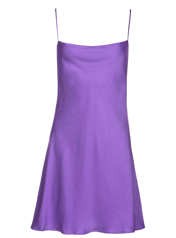 roses are red THE MINI SLIPDRESS - PURPLE