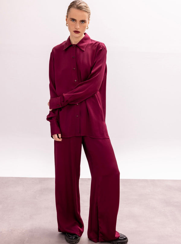 Roses Are Red THE PANTS - BURGUNDY