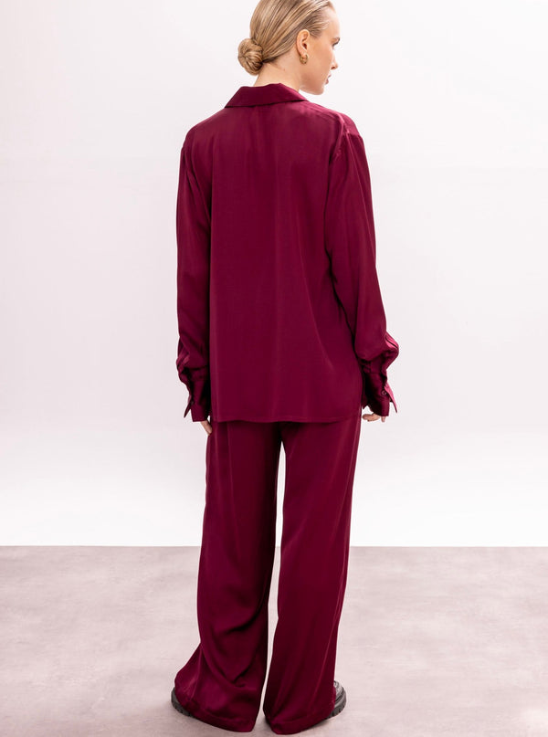 Roses Are Red THE PANTS - BURGUNDY