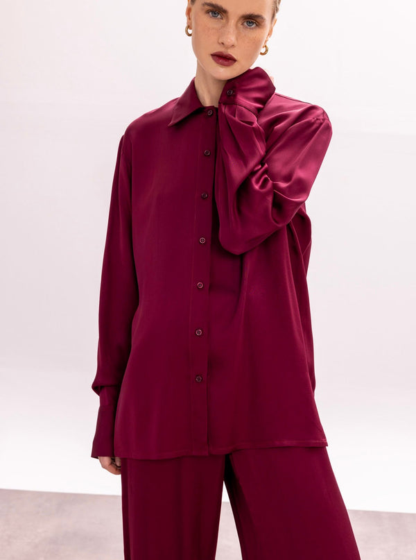 Roses Are Red THE PANTS - BURGUNDY