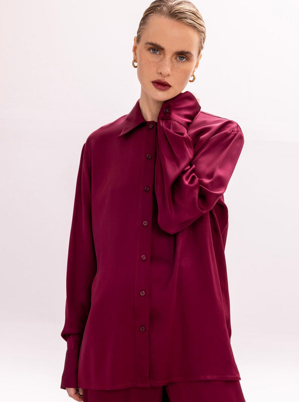 Roses Are Red THE SHIRT - BURGUNDY