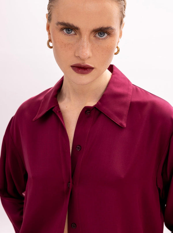 Roses Are Red THE SHIRT - BURGUNDY