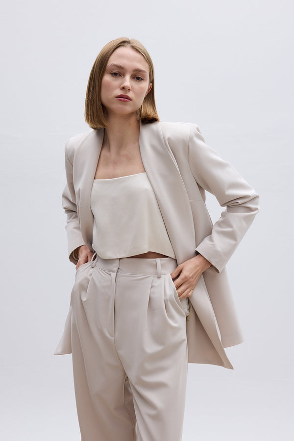 Roses Are Red THE SUIT BLAZER - ECRU