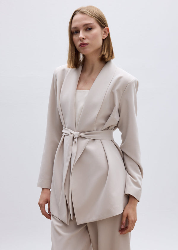 roses are red THE SUIT BLAZER - ECRU