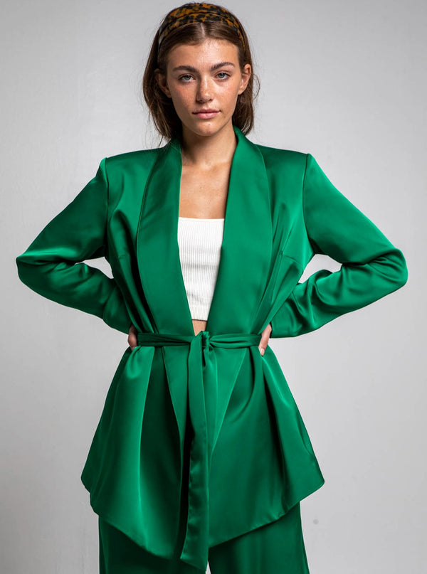 Roses Are Red THE SUIT BLAZER - EMERALD GREEN