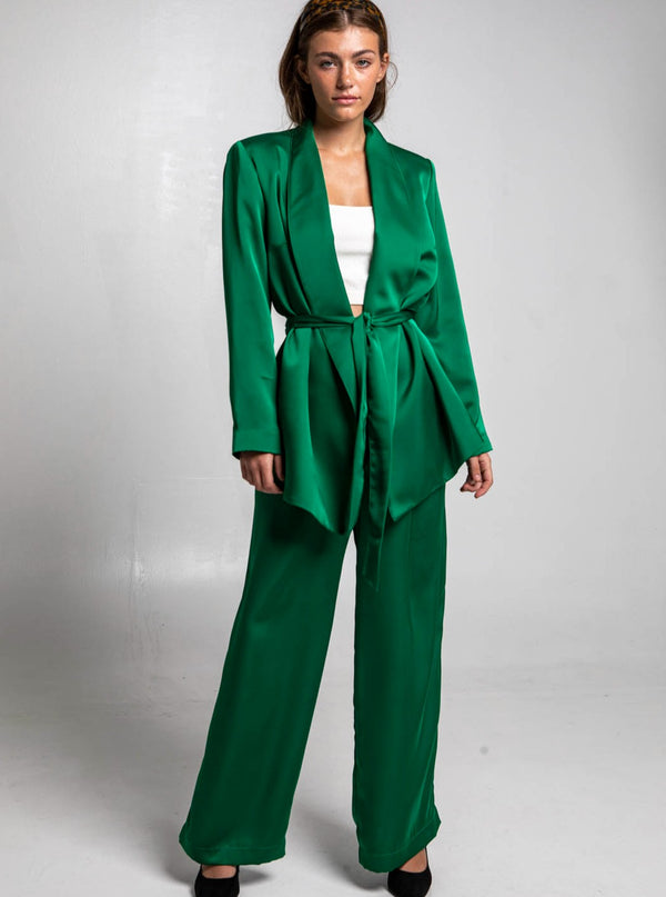 Roses Are Red THE SUIT BLAZER - EMERALD GREEN