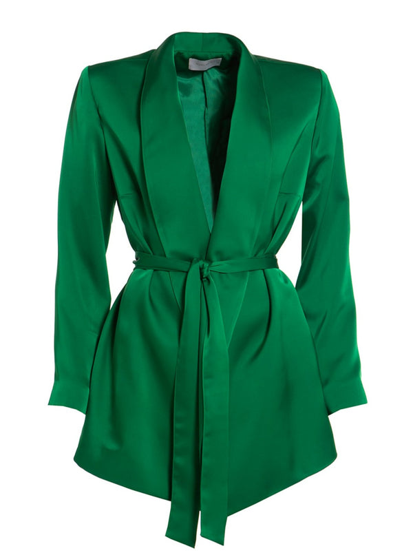 roses are red THE SUIT BLAZER - EMERALD GREEN