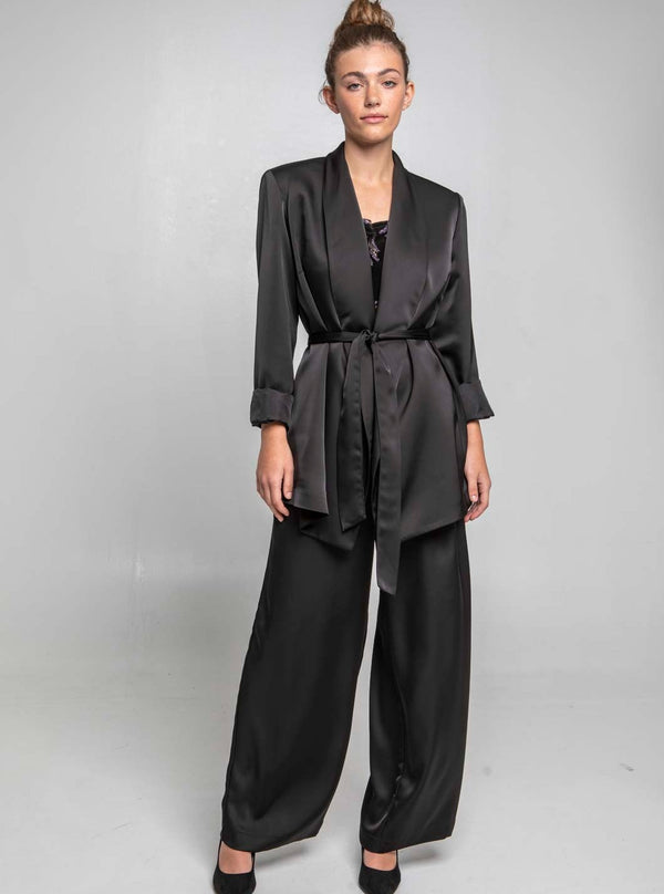 Roses Are Red THE SUIT BLAZER - GLOSSY BLACK