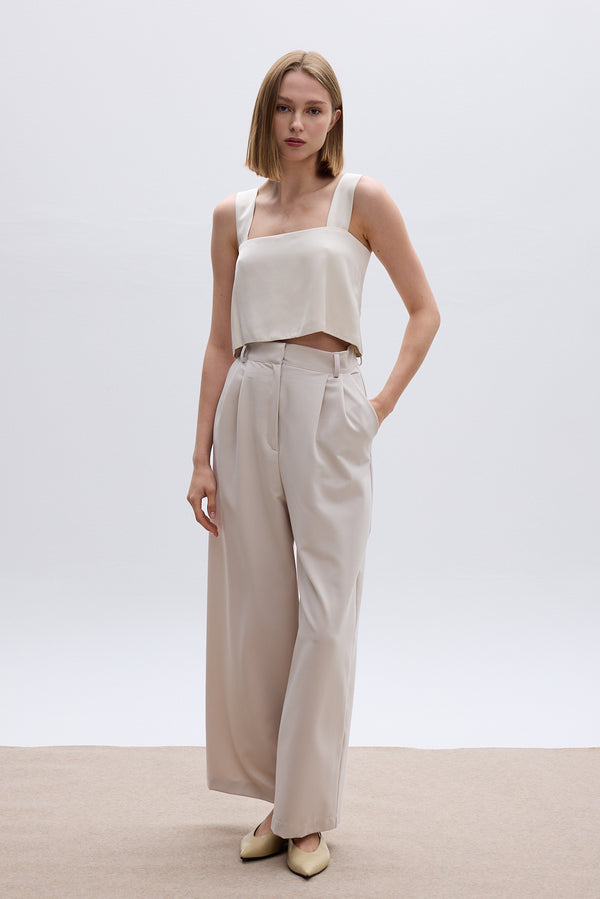 Roses Are Red THE SUIT PANTS - ECRU