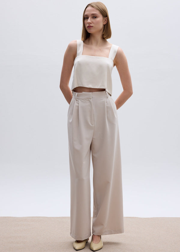 roses are red THE SUIT PANTS - ECRU