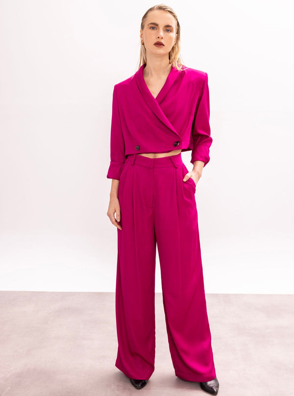 Roses Are Red THE SUIT PANTS - MAGENTA