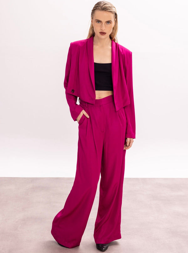 Roses Are Red THE SUIT PANTS - MAGENTA