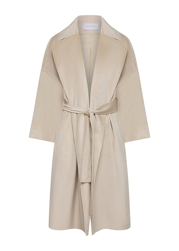 roses are red THE VELVET COAT - ECRU